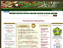 Tablet Screenshot of myspiceblends.com